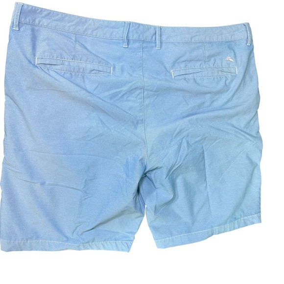 Tommy Bahama Mens Light Blue Chino Short Sz 40 Relaxed Fit Button Closure Casual - Picture 3 of 9